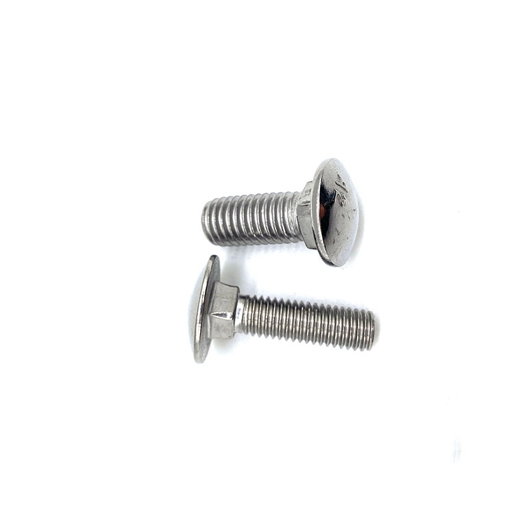 M6 M10 DIN603 INOX A4 स्टेनलेस स्टील 314 316 INOX A2 क्यारिज बोल्ट